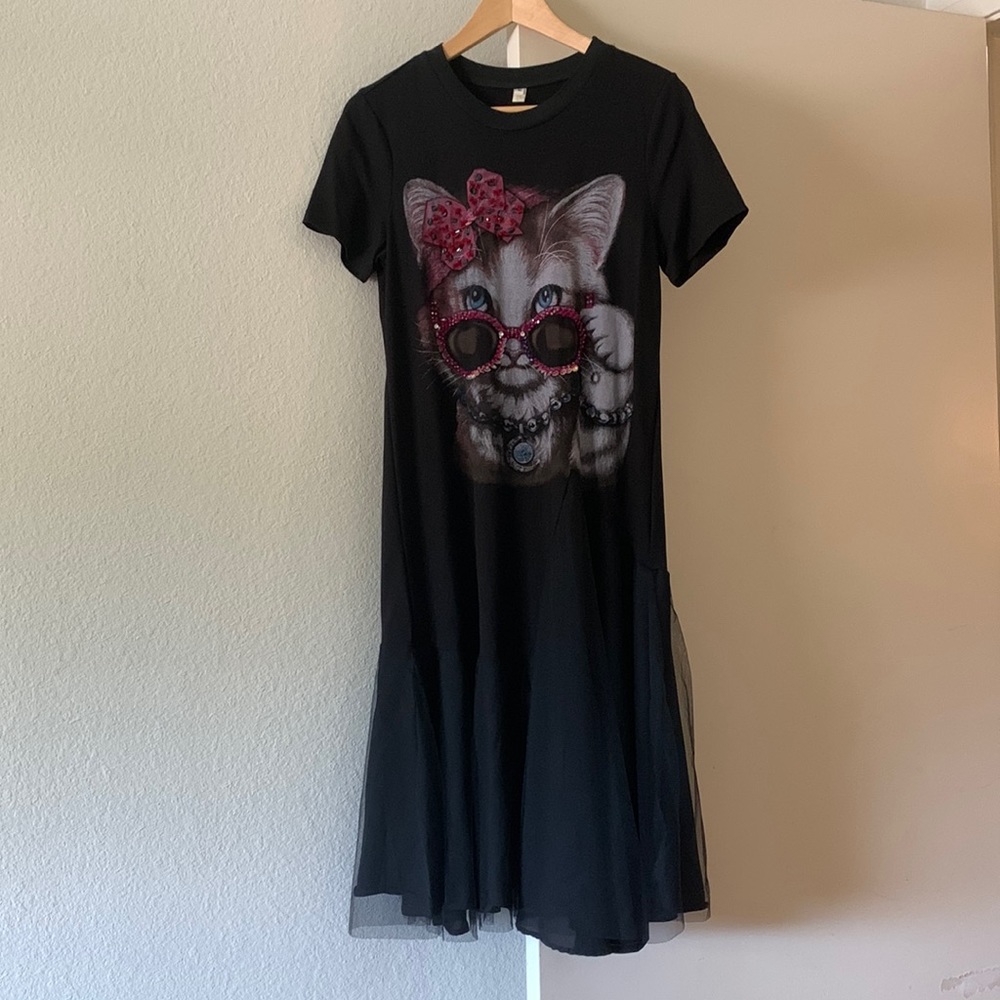 Ssce cute cat dress